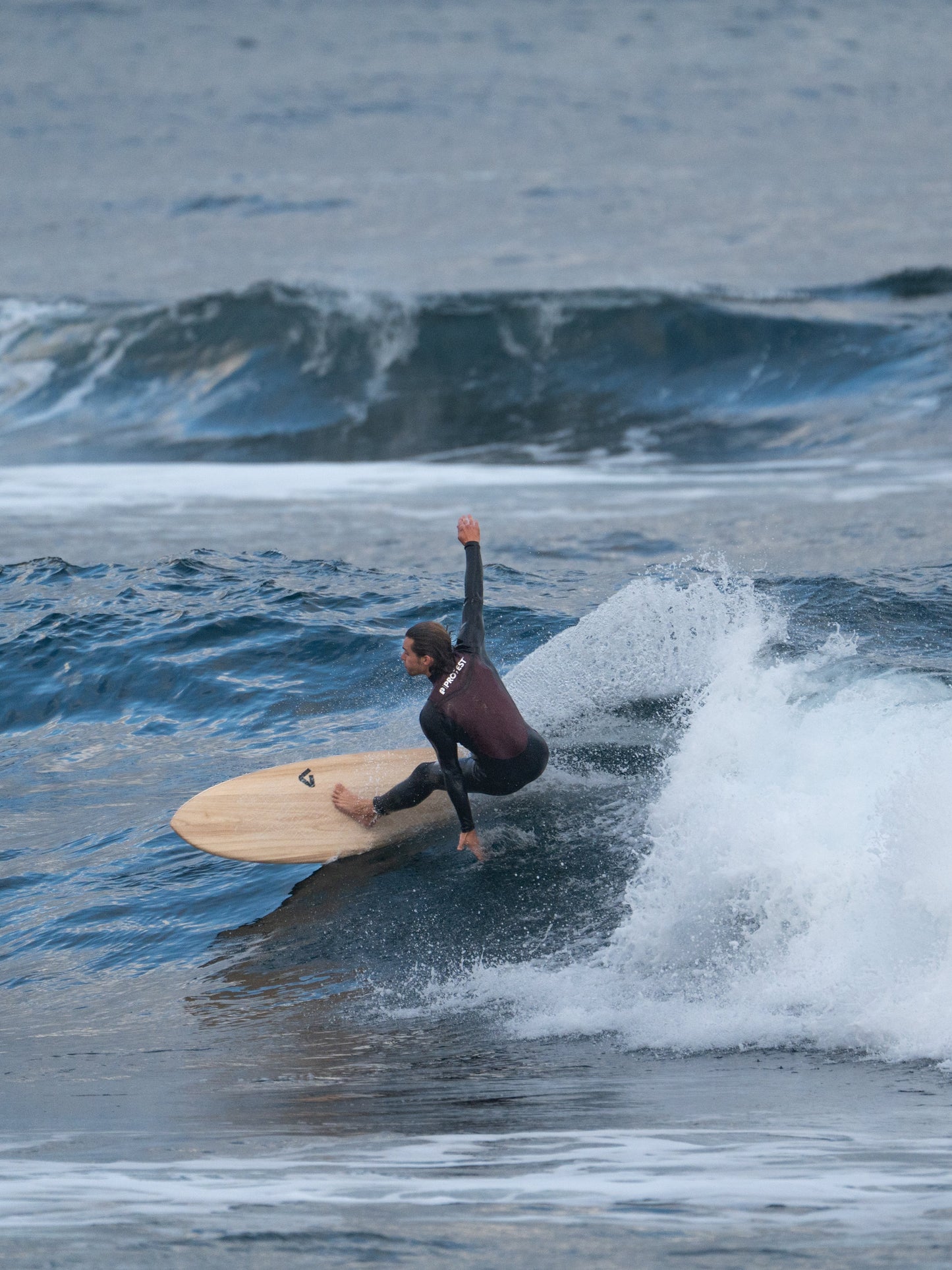 Tabla de Surf Epoxi y madera - Ray - 6'3 x 21" x 2,5" - 36.6L