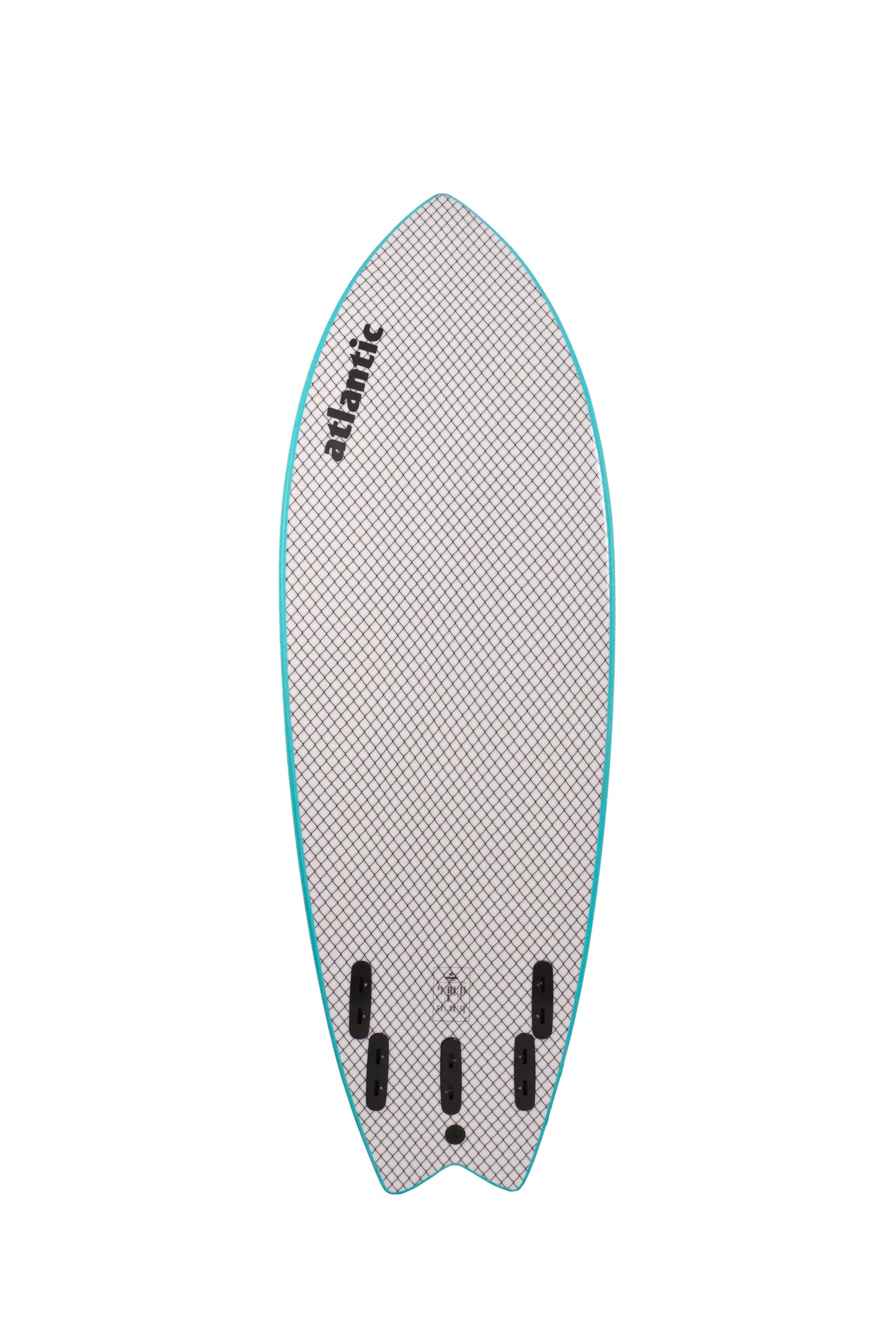 Tabla de surf Softboard Whale Turquesa - de 5'7 a 6'4