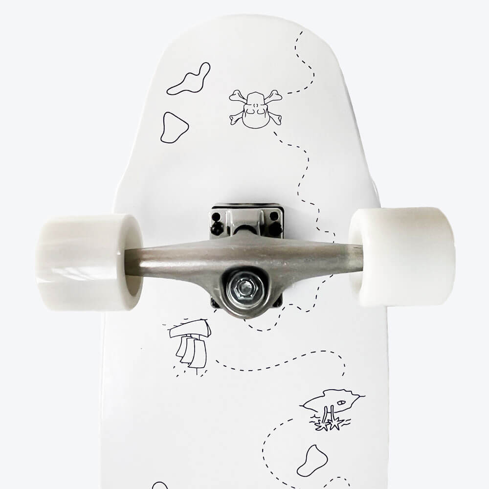 Prancha SurfSkate Skark 10' Branca