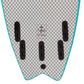 Tabla de surf Softboard Whale Turquesa - de 5'7 a 6'4
