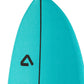 Tabla de surf Softboard Whale Turquesa - de 5'7 a 6'4