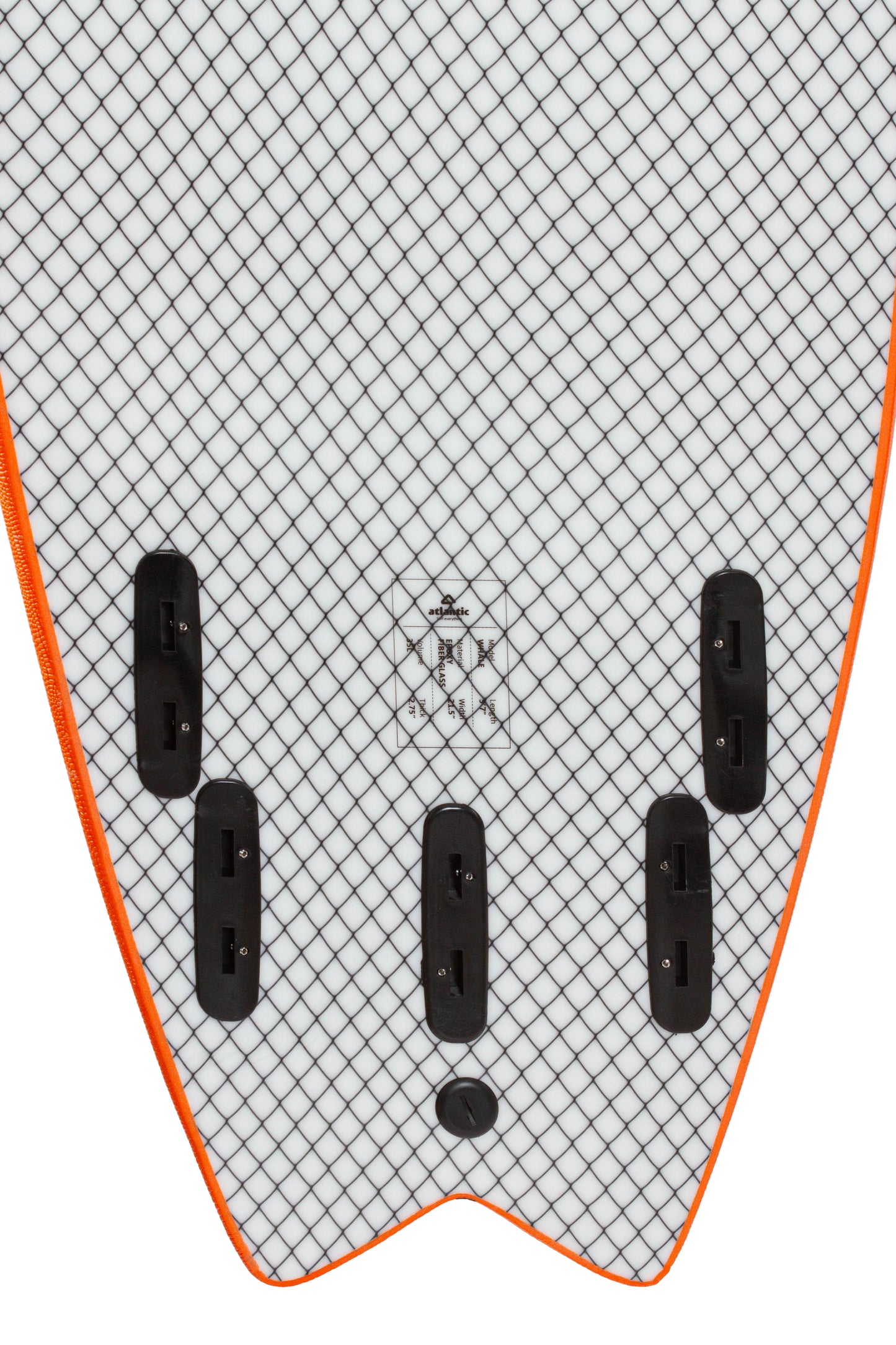 Tabla de surf Softboard Whale Naranja