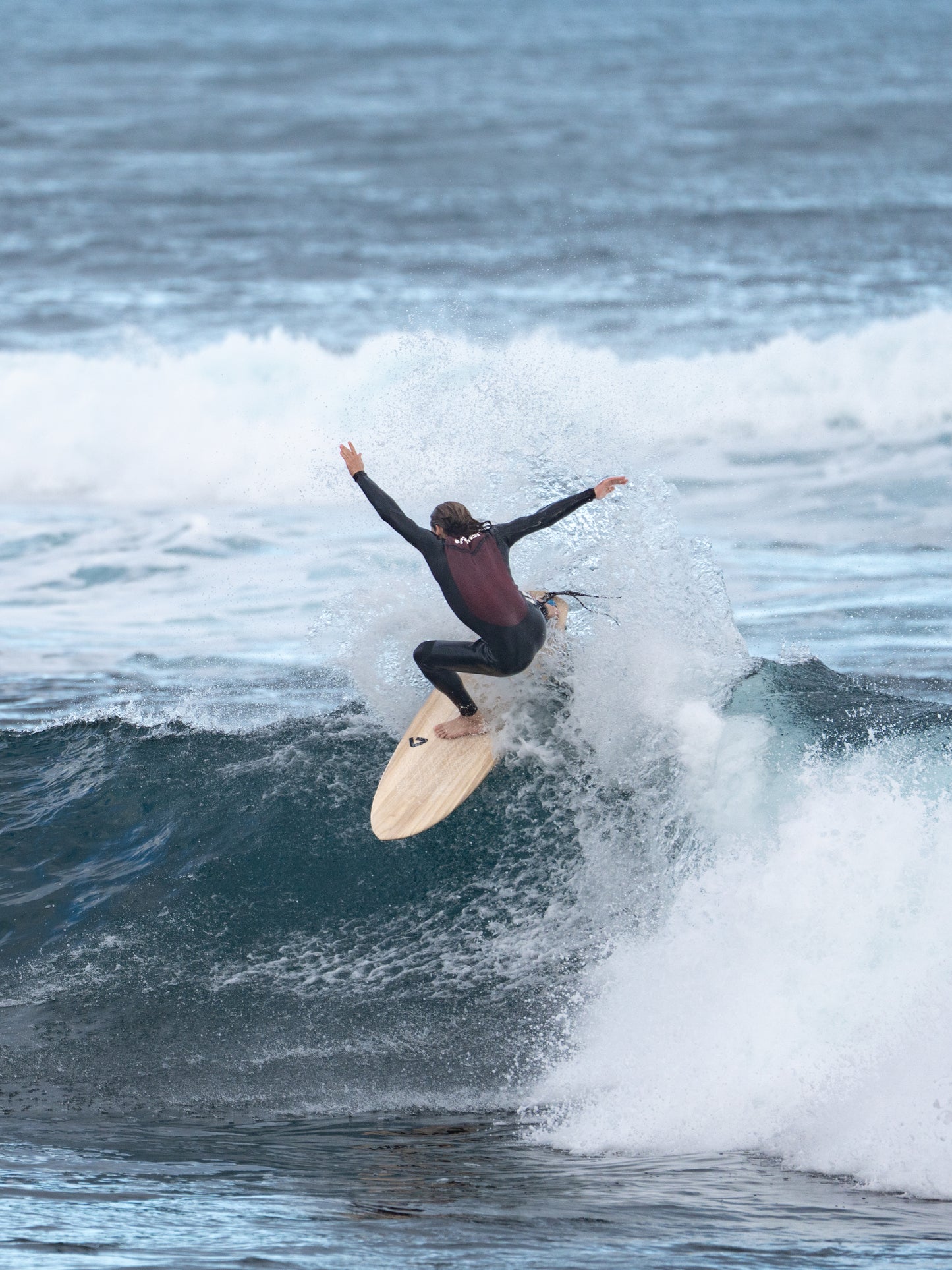 Tabla de Surf de Epoxi y madera - Octopus - 5'10 x 20" x 2,5" - 33.7L