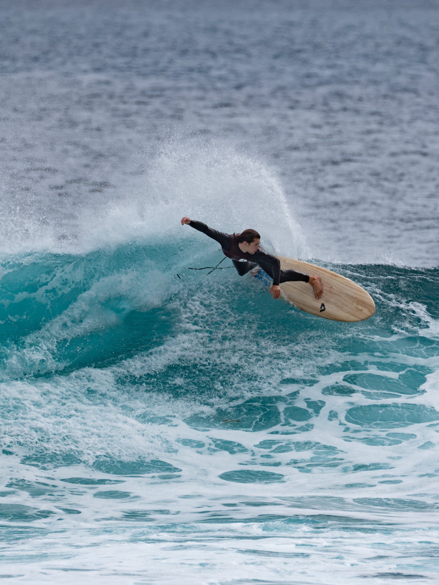 Tabla de Surf Epoxi y madera - Ray - 6'3 x 21" x 2,5" - 36.6L
