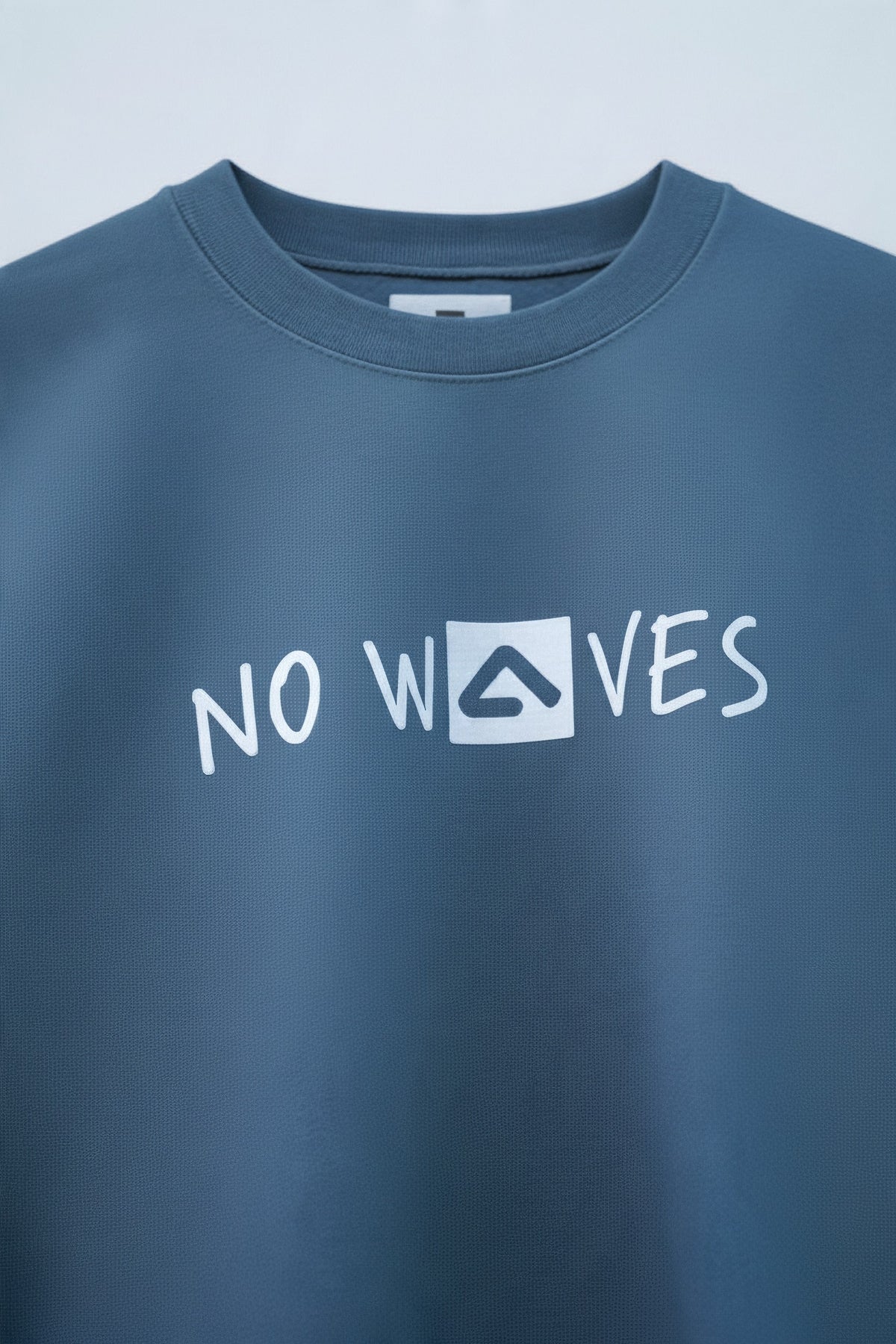 Sudadera Atlantic Premium 360gsm  No Waves No Excuses - Azul