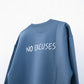 Sudadera Atlantic Premium 360gsm  No Waves No Excuses - Azul