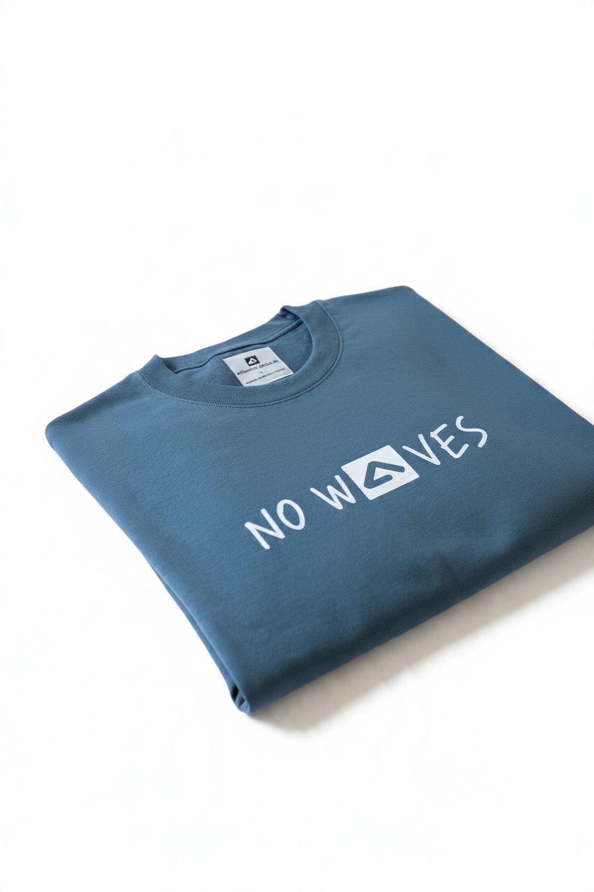 Sudadera Atlantic Premium 360gsm  No Waves No Excuses - Azul