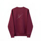 Sudadera Atlantic 350gms - Granate