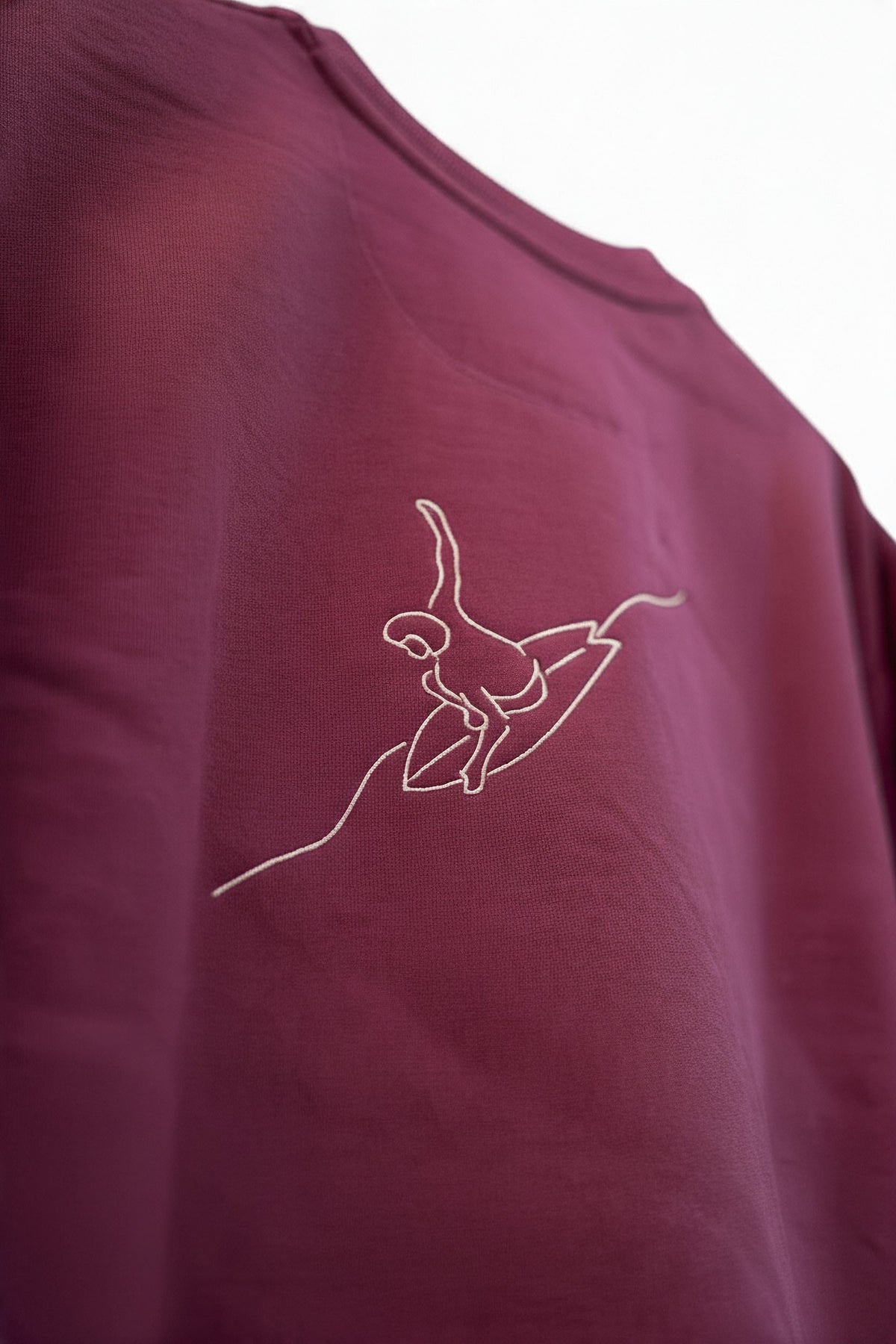 Sudadera Atlantic 350gms - Granate
