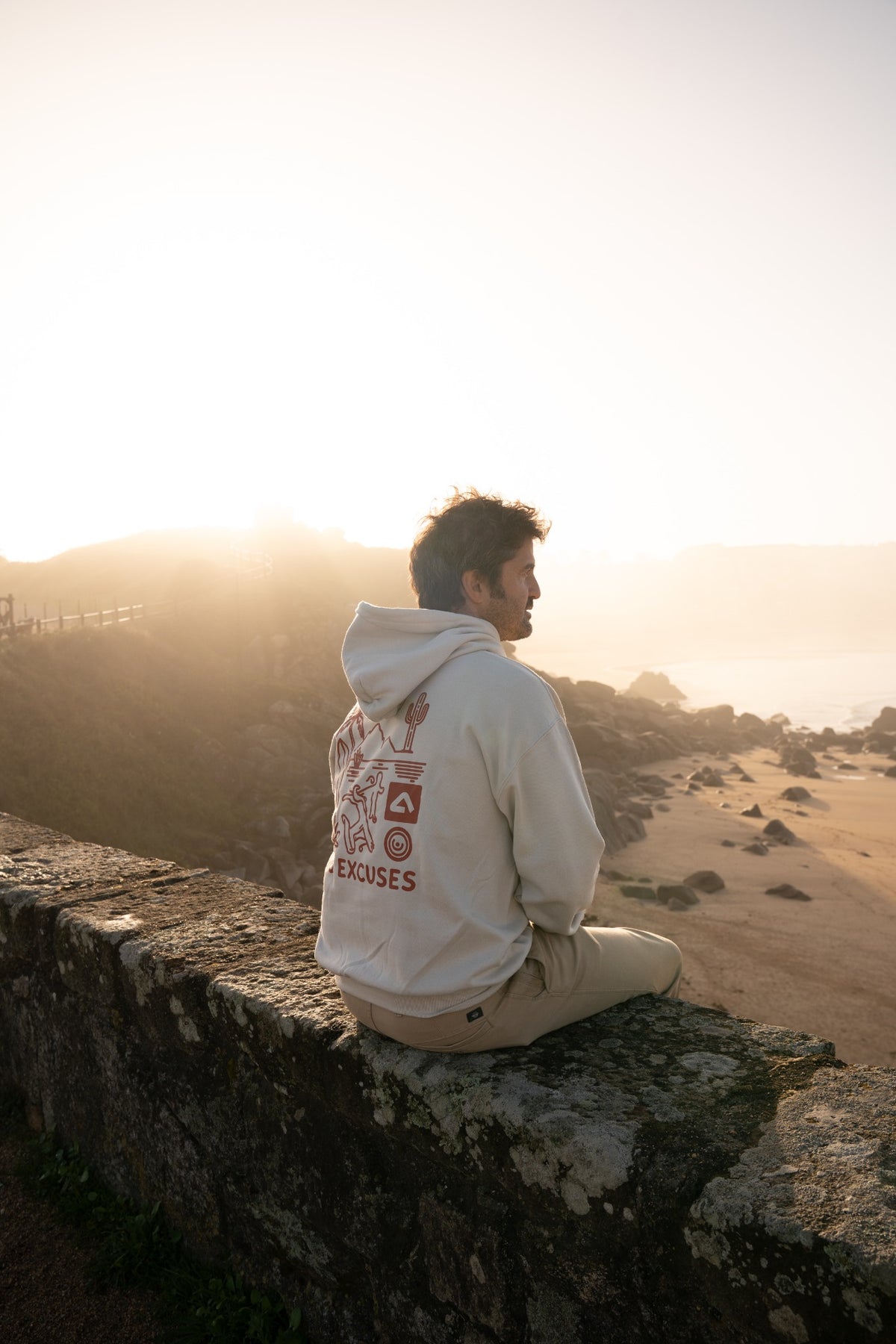 Sudadera con capucha Atlantic Básica 285 - Arena