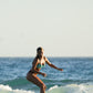Tabla de surf Softboard Whale Turquesa - de 5'7 a 6'4