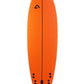 Tabla de surf Softboard Whale Naranja