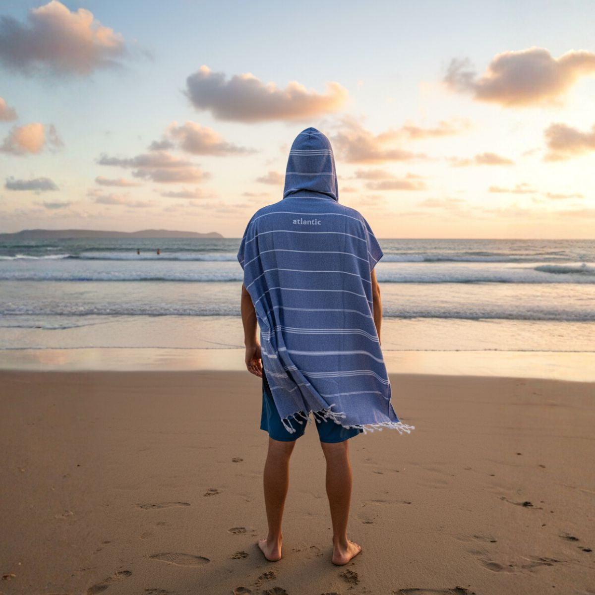 Poncho Atlantic Verano Azul