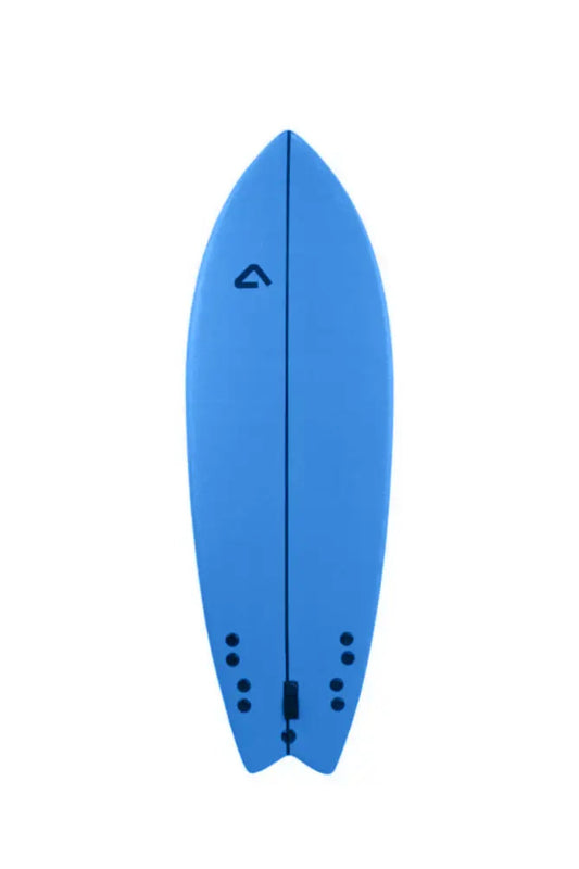 Tabla de surf Softboard Whale Turquesa - de 5'7 a 6'4