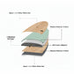 Surf Longboard Epoxi y madera - Lagoon - 9' x 22 5/16" x 2 - 68L